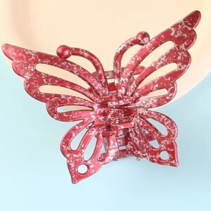 Butterfly hair claw clip